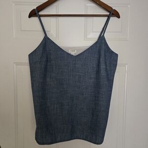 J.Crew Factory Women's Chambray Cami Top. 